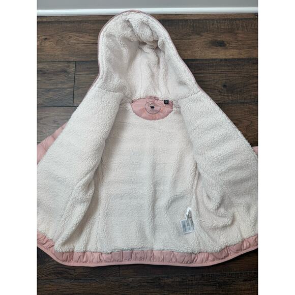 NWT Save the Duck Women's Hooded Quilted Down Puffer Jacket Winter Coat Blush S - Picture 6 of 9